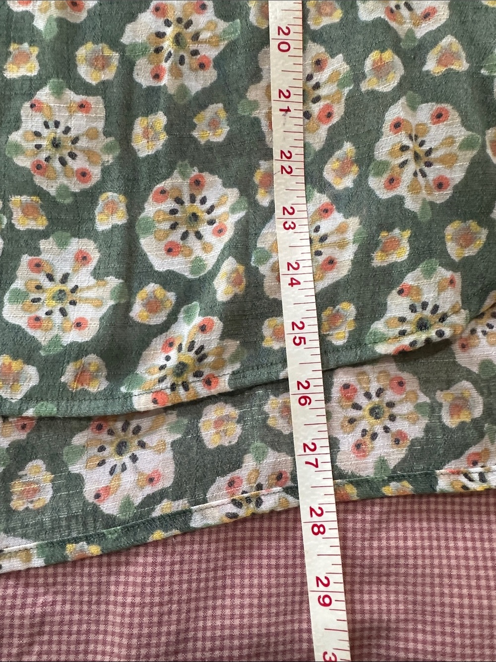 LC Lauren Conrad green floral print blouse Size XL F18 - Picture 8 of 8